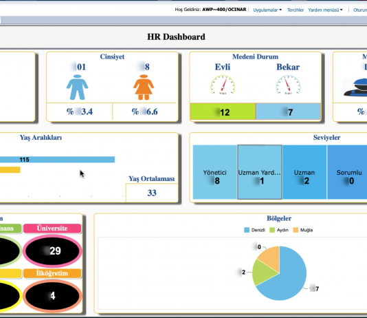 SAP BO HR DASHBOARD